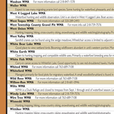Central-Northwest MN All-Outdoors Atlas & Field Guide pg. 126-127