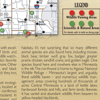 Central-Northwest MN All-Outdoors Atlas & Field Guide pg. 142-143