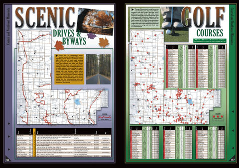 Central-Northwest MN All-Outdoors Atlas & Field Guide pg. 156-157