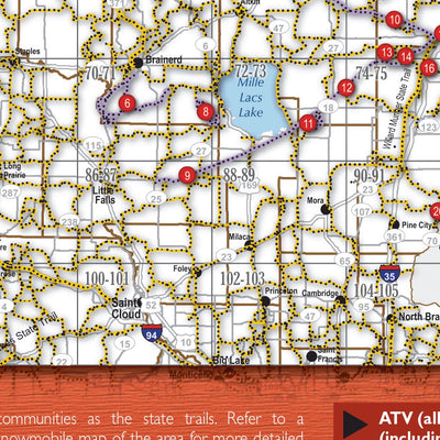 Central-Northwest MN All-Outdoors Atlas & Field Guide pg. 152-153