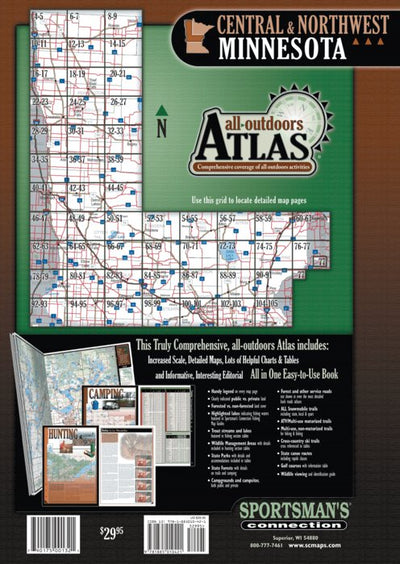 Central-Northwest MN All-Outdoors Atlas & Field Guide pg. 162 Cover