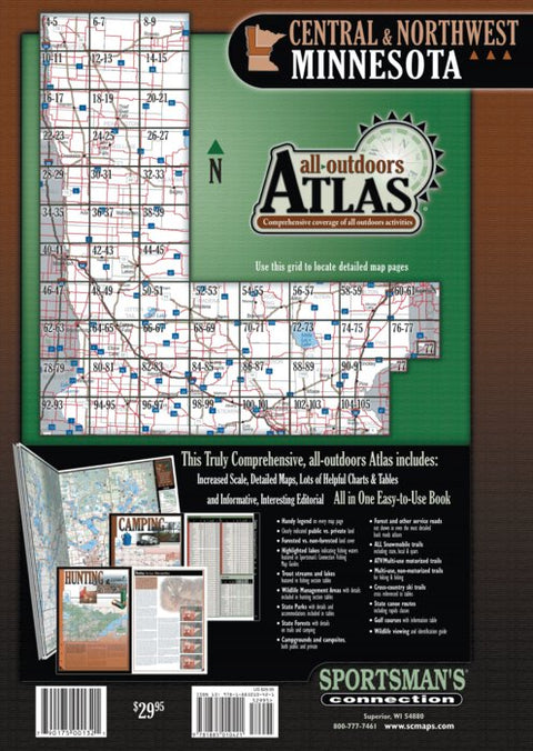Central-Northwest MN All-Outdoors Atlas & Field Guide pg. 162 Cover