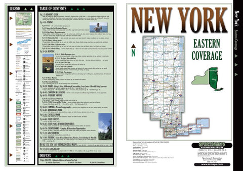 Eastern NY All-Outdoors Atlas & Field Guide pg. 000-001