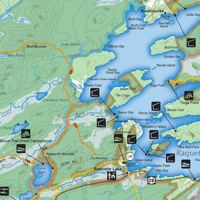 Eastern NY All-Outdoors Atlas & Field Guide pg. 108-109