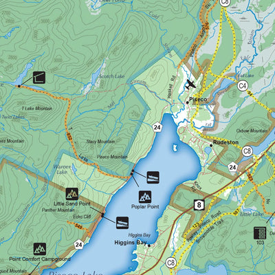 Eastern NY All-Outdoors Atlas & Field Guide pg. 116-117