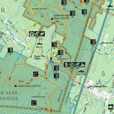 Eastern NY All-Outdoors Atlas & Field Guide pg. 150-151