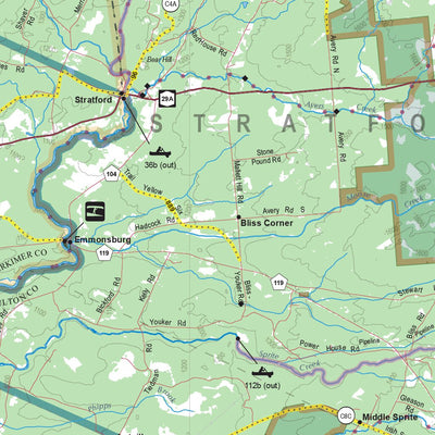 Eastern NY All-Outdoors Atlas & Field Guide pg. 124-125