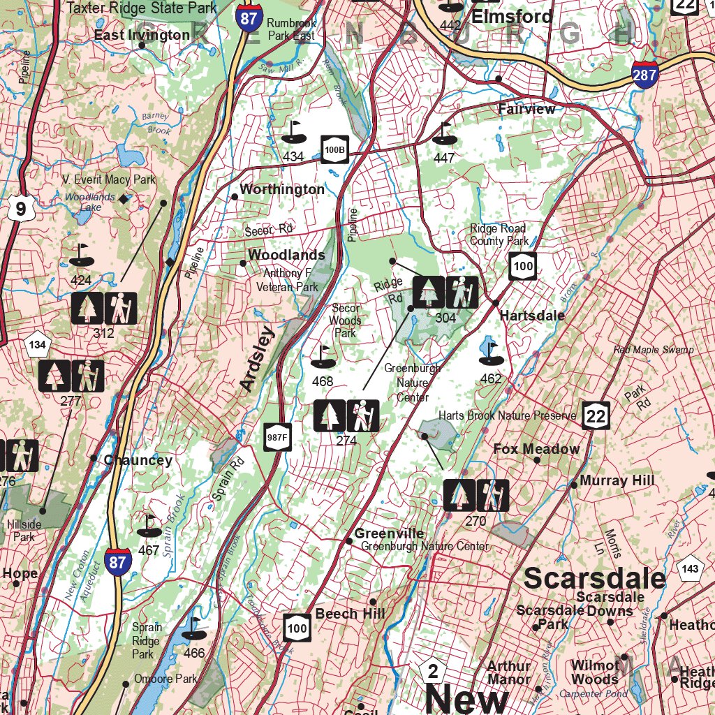 Eastern NY All-Outdoors Atlas & Field Guide pg. 170-171 Map by ...