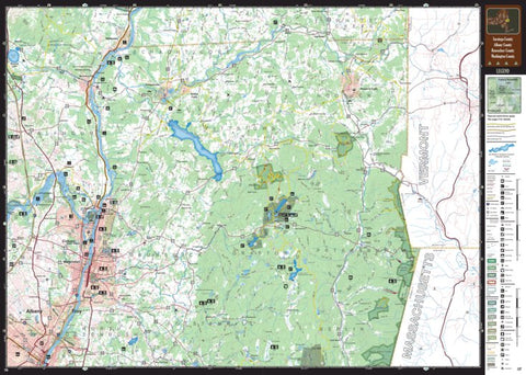 Eastern NY All-Outdoors Atlas & Field Guide pg. 136-137