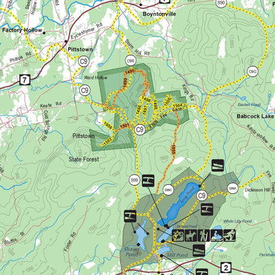 Eastern NY All-Outdoors Atlas & Field Guide pg. 136-137