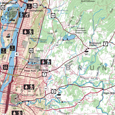 Eastern NY All-Outdoors Atlas & Field Guide pg. 136-137