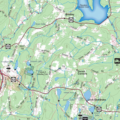 Eastern NY All-Outdoors Atlas & Field Guide pg. 156-157