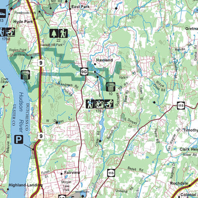 Eastern NY All-Outdoors Atlas & Field Guide pg. 158-159