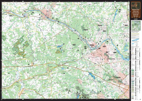 Eastern NY All-Outdoors Atlas & Field Guide pg. 134-135