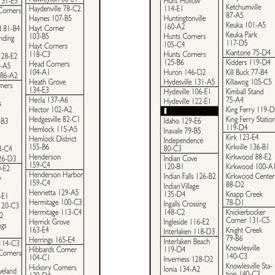 Western NY All-Outdoors Atlas & Field Guide pg. 172-173