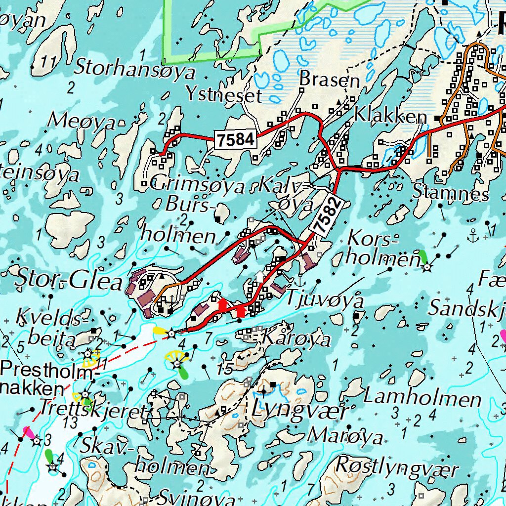 Municipality of Røst Map by The Norwegian Mapping Authority | Avenza Maps