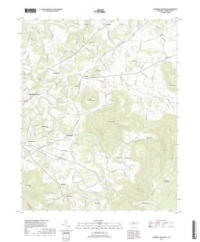 Cardwell Mountain, TN (2019, 24000-Scale) Preview 1