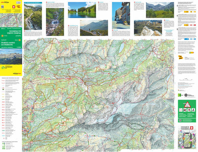 Chablais vaudois Les Diablerets, 1:25'000, Hiking Map