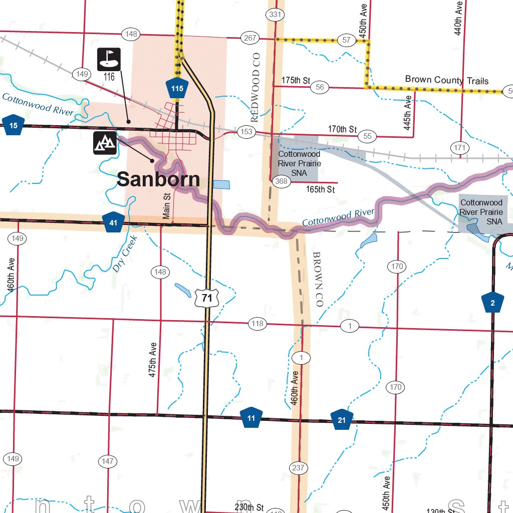 Southern MN All-Outdoors Atlas & Field Guide pg. 050-051 Map by ...