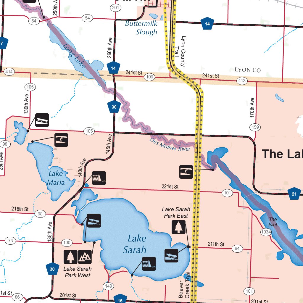 Southern MN All-Outdoors Atlas & Field Guide pg. 048-049 Map by ...