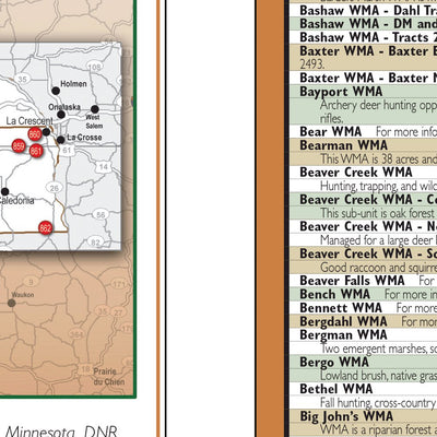 Southern MN All-Outdoors Atlas & Field Guide pg. 112-113