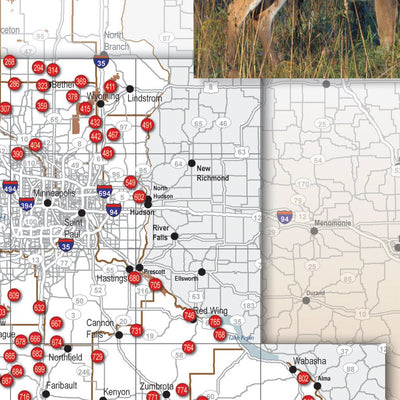 Southern MN All-Outdoors Atlas & Field Guide pg. 112-113