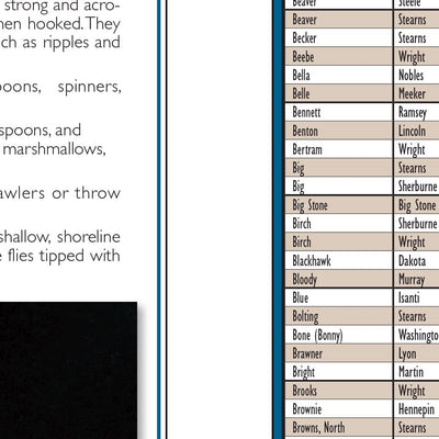 Southern MN All-Outdoors Atlas & Field Guide pg. 104-105