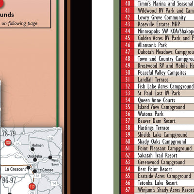 Southern MN All-Outdoors Atlas & Field Guide pg. 130-131