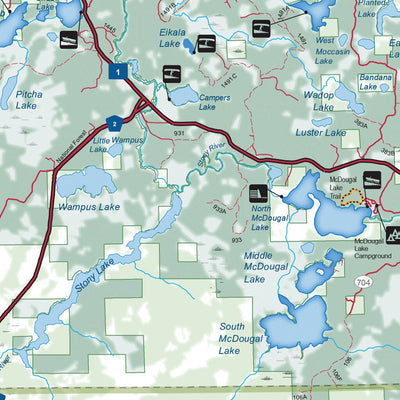 Northeastern MN All-Outdoors Atlas & Field Guide pg. 058-059