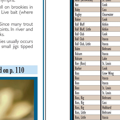 Northeastern MN All-Outdoors Atlas & Field Guide pg. 104-105