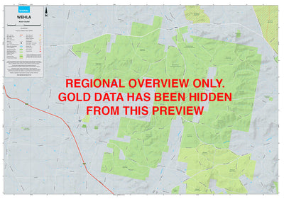 Wehla - Gold Prospecting Map
