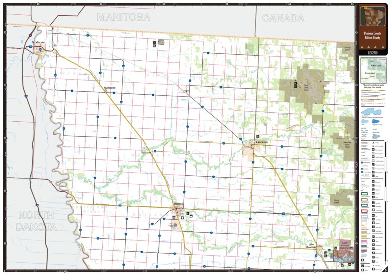Central-Northwest MN All-Outdoors Atlas & Field Guide pg. 004-005 Map ...