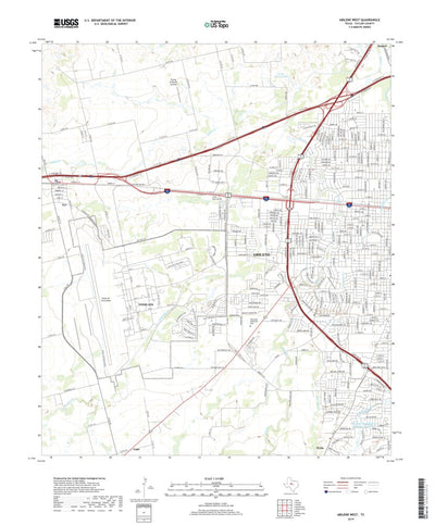 Abilene West, TX (2019, 24000-Scale) Preview 1