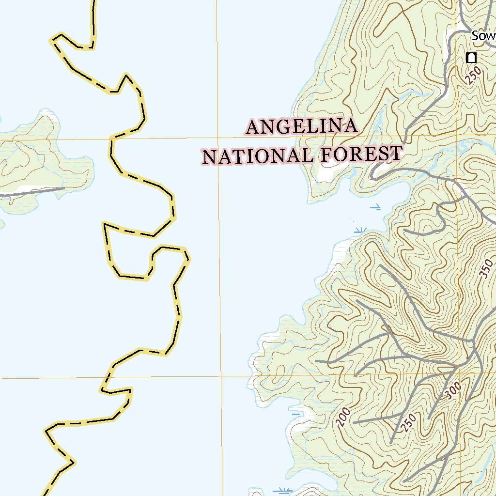 Broaddus, TX (2019, 24000Scale) Map by United States Geological Survey Avenza Maps