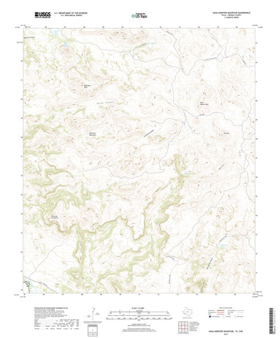 Agua Adentro Mountain, TX (2019, 24000-Scale) Preview 1