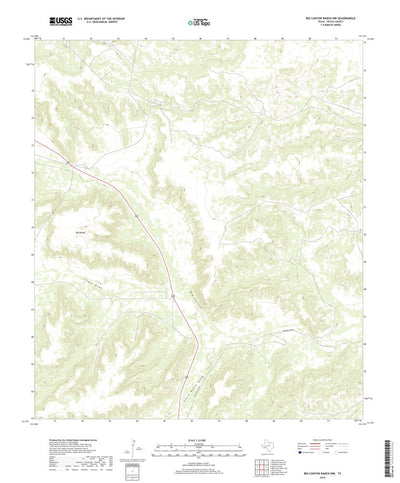 Big Canyon Ranch NW, TX (2019, 24000-Scale) Preview 1