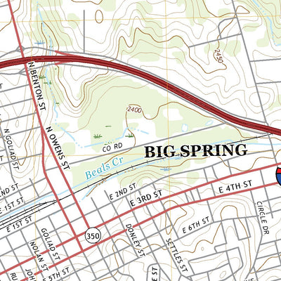 Big Spring North, TX (2019, 24000-Scale) Preview 3