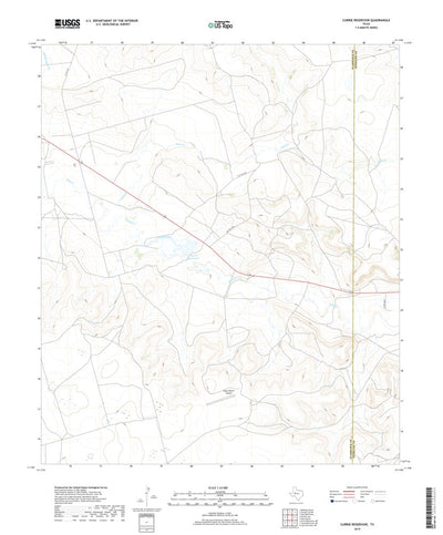 Currie Reservoir, TX (2019, 24000-Scale) Preview 1