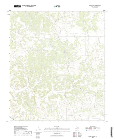 Dunbar Draw NE, TX (2019, 24000-Scale) Preview 1