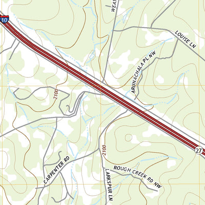 Contrary Creek, TX (2019, 24000-Scale) Preview 3