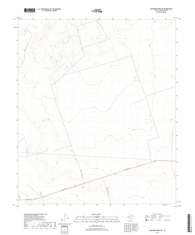 Cheyenne Draw SW, TX (2019, 24000-Scale) Preview 1