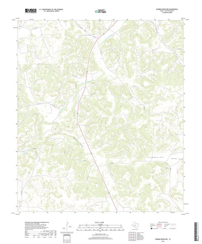 Dunbar Draw NW, TX (2019, 24000-Scale) Preview 1