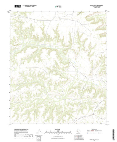 Geddis Canyon NW, TX (2019, 24000-Scale) Preview 1
