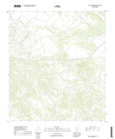 Holcomb Reservoir, TX (2019, 24000-Scale) Preview 1
