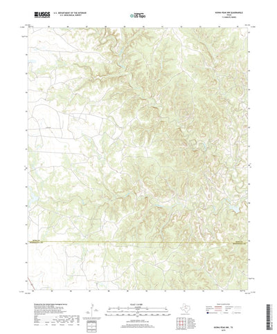 Kiowa Peak NW, TX (2019, 24000-Scale) Preview 1