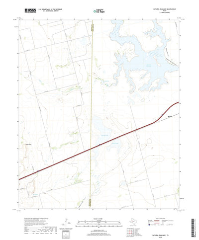 Natural Dam Lake, TX (2019, 24000-Scale) Preview 1