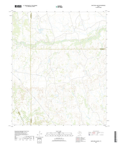 Santa Rosa Lake SW, TX (2019, 24000-Scale) Preview 1