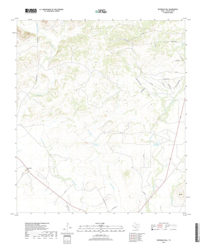 Sevenmile Hill, TX (2019, 24000-Scale) Preview 1