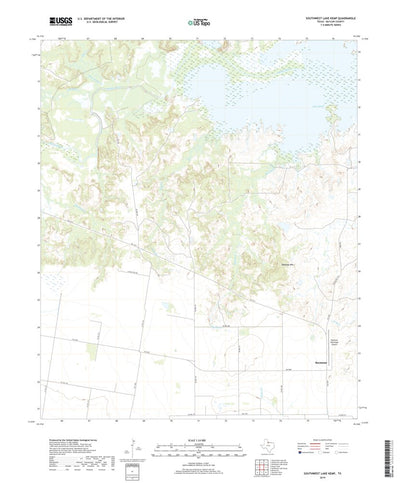 Southwest Lake Kemp, TX (2019, 24000-Scale) Preview 1
