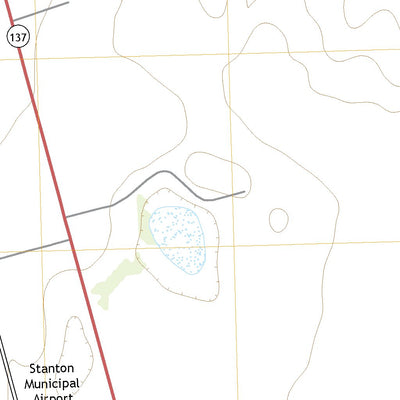 Stanton Ridge Map Stanton, TX (2019, 24000-Scale) Map by United States Geological Survey ...